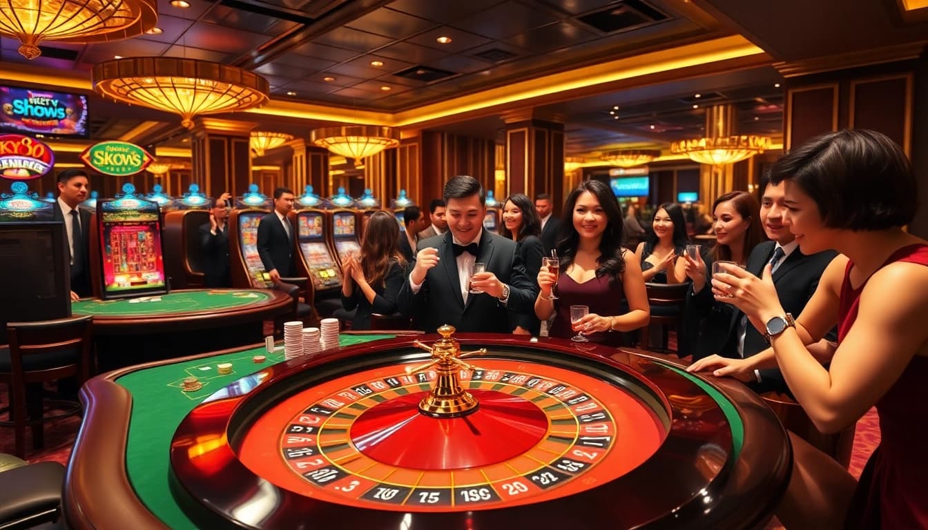 Experience thrilling games at SKY88 casino, where excitement and luxury meet.