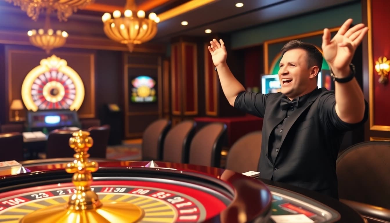 Experience the excitement of gambling at Vua99 with vibrant tables and thrilling casino visuals.