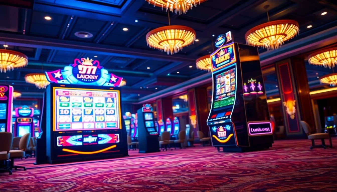 Menangkan jackpot dengan luxury777 slot di kasino mewah penuh warna dan cahaya.