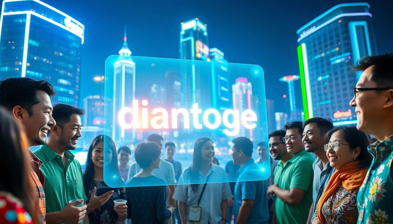 Menghubungkan komunitas di diantogel dengan antusiasme di sekitar tampilan holografik.