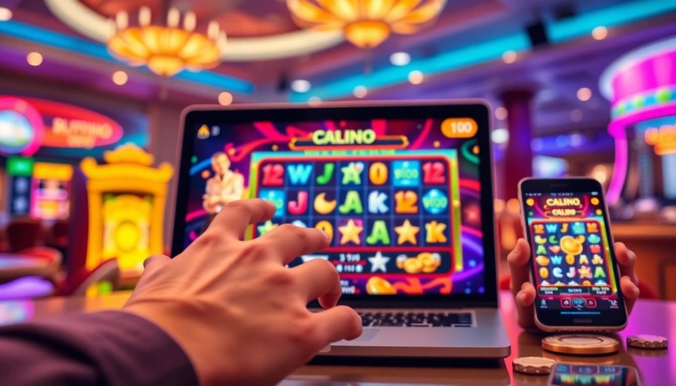 Engaging visual of a dynamic Online slots Uk gaming interface highlighting vibrant slot themes.