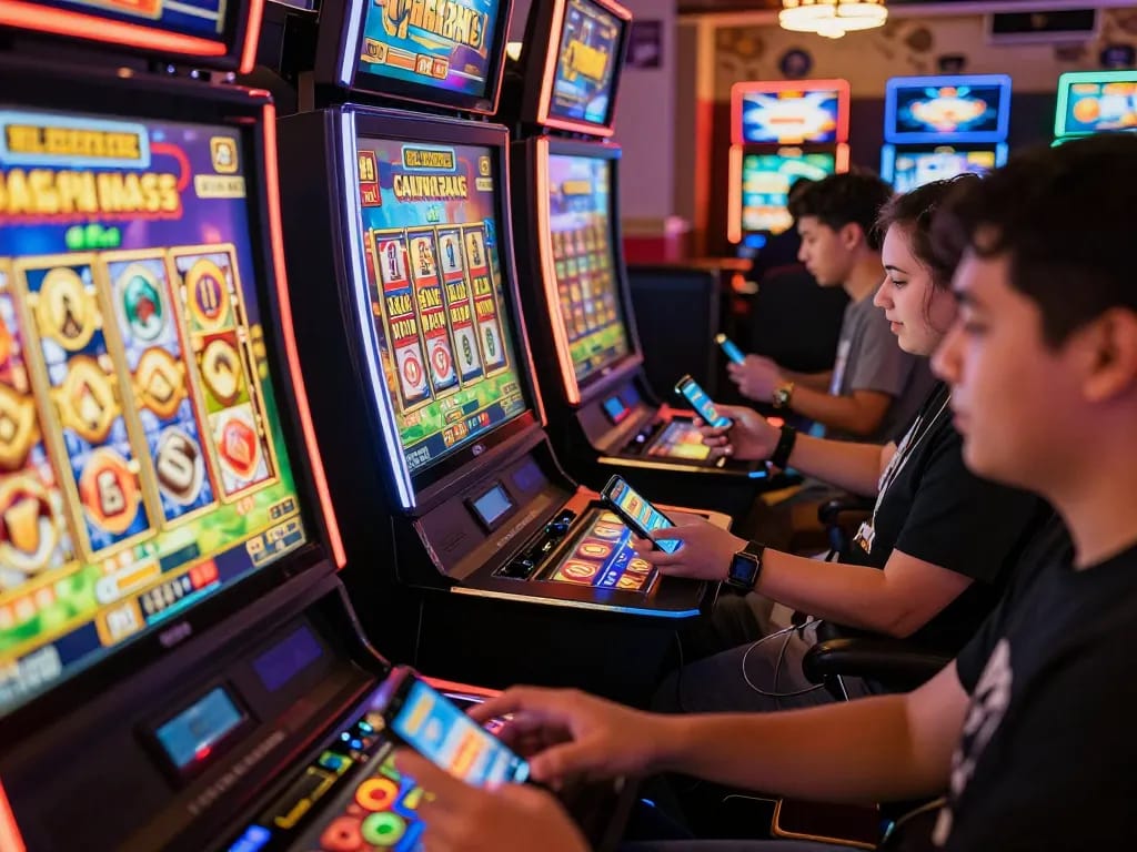 Enjoying thrilling spins on mobile slot games at 388bet, witnessing vibrant reel action and exciting wins.