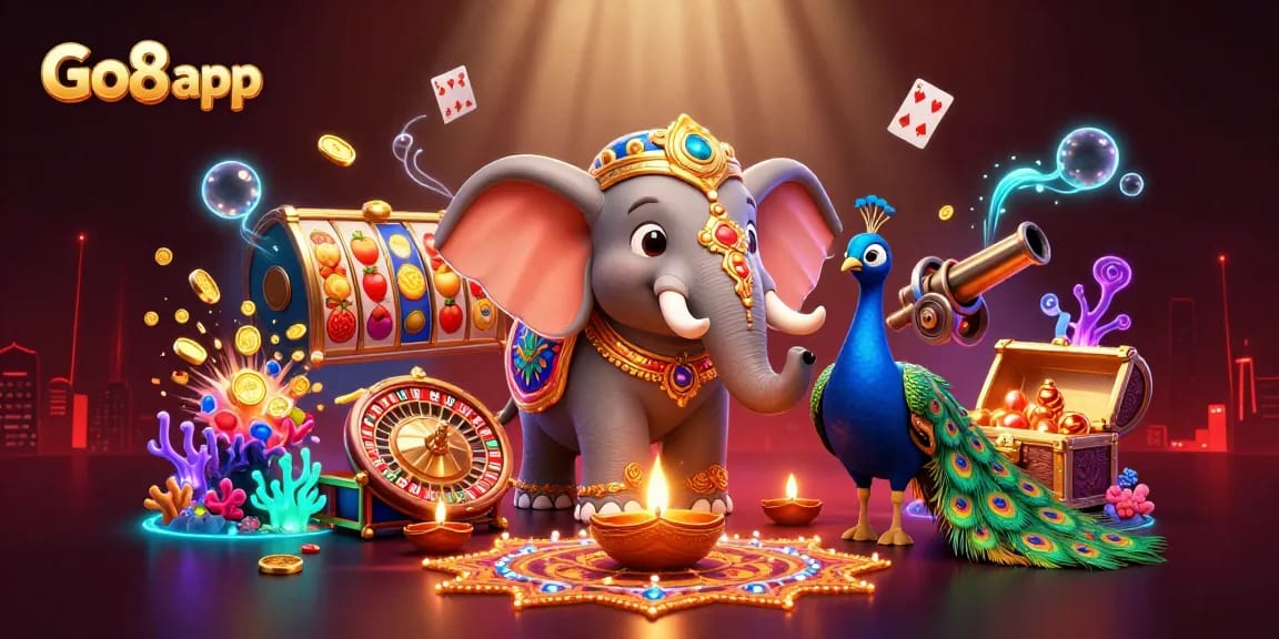 Engage with the Go8 app as you play and win at vibrant online slot games and live casino