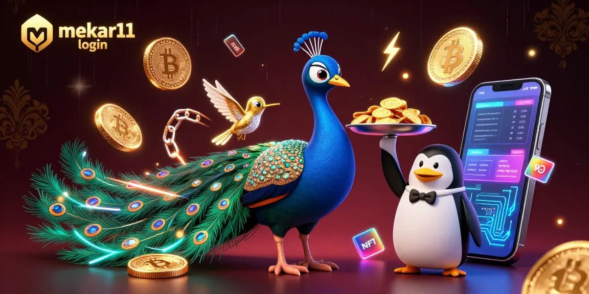Experience the excitement of mekar11 login with this vibrant online casino illustration.