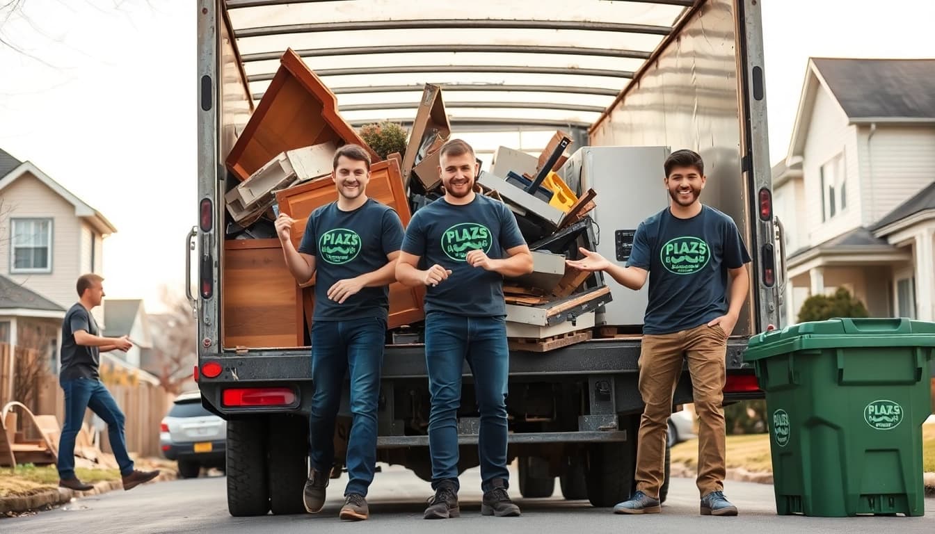 Efficient junk removal team in Paramus handling furniture and appliances for eco-friendly disposal.