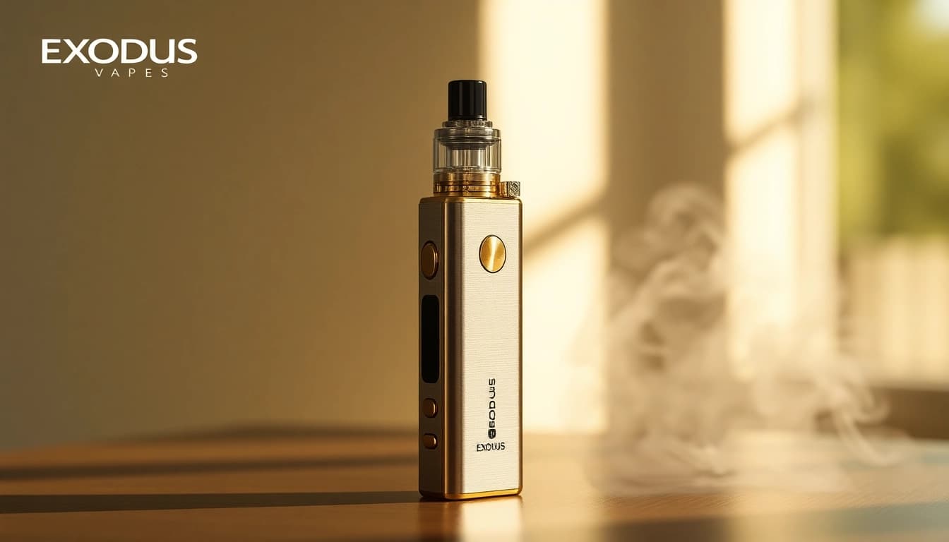 PECAH837 disposable vape device from Exodus Vapes showcasing sleek design and quality.