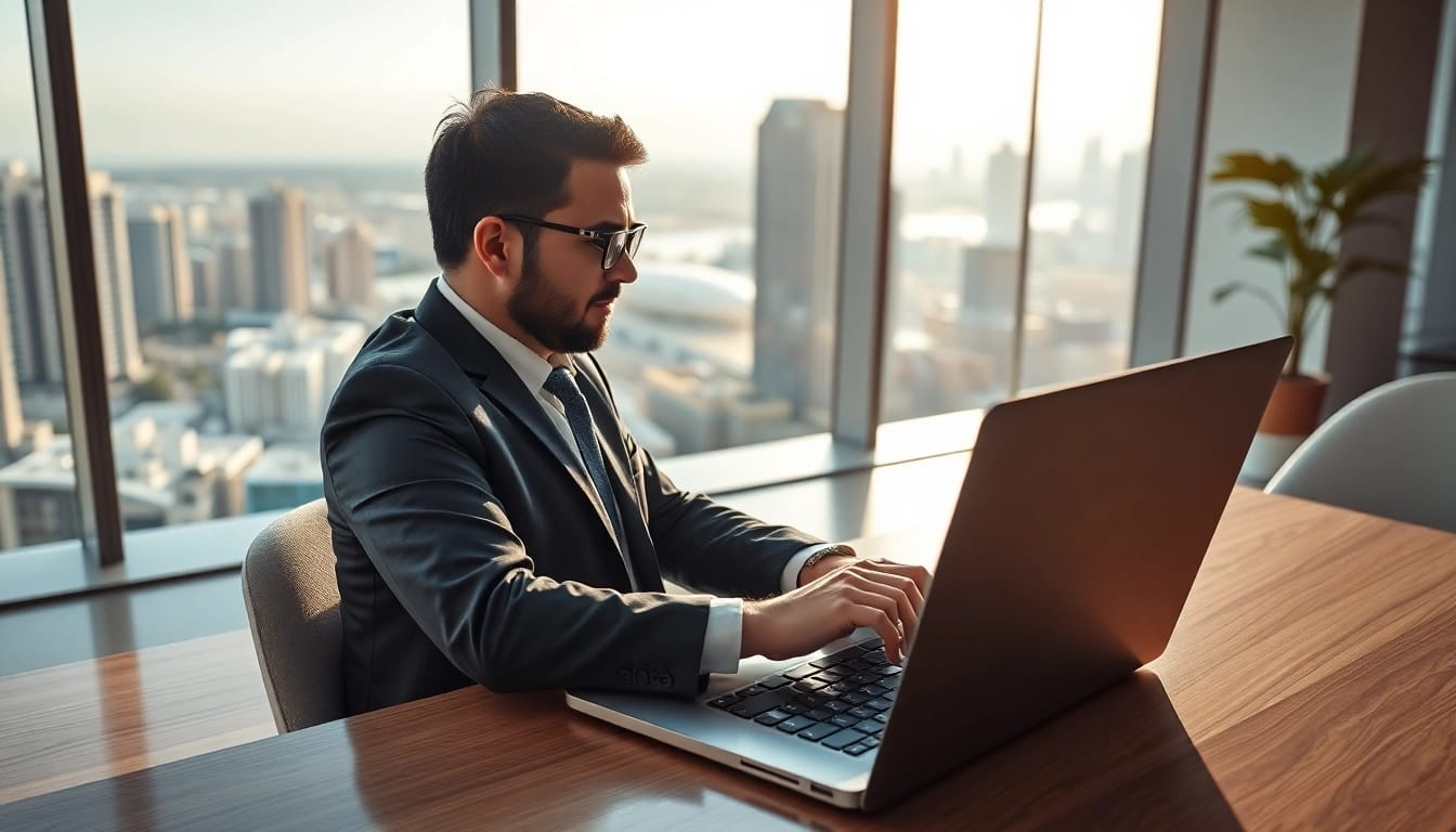 Engage with stock trading platform In Saudi Arabia through a professional trader analyzing data.