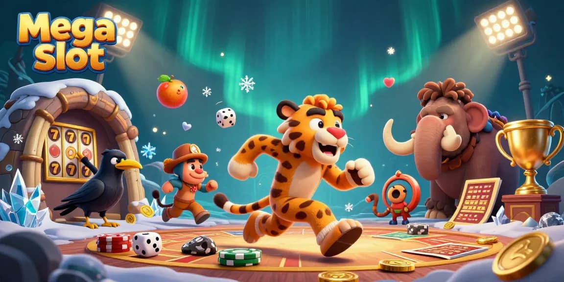 Menangkan jackpot di mega slot dengan karakter kartun 3D yang humoris dan penuh aksi