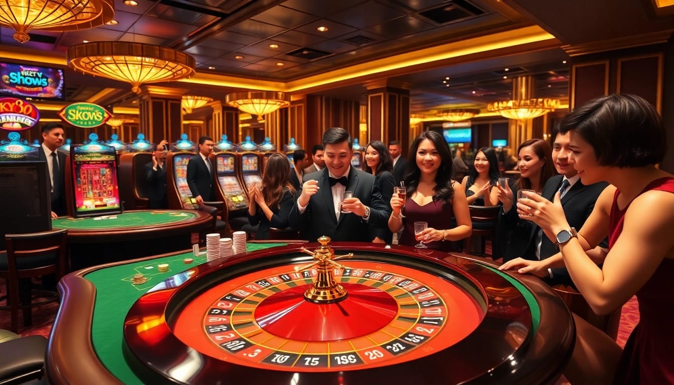 Experience thrilling games at SKY88 casino, where excitement and luxury meet.