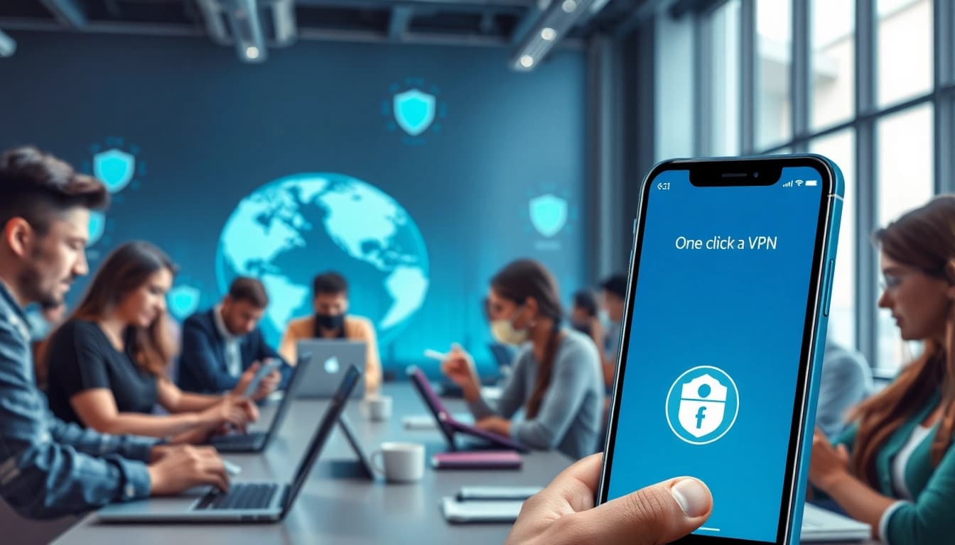 快连官网 users enjoying secure connections on their devices while emphasizing privacy and encryption.