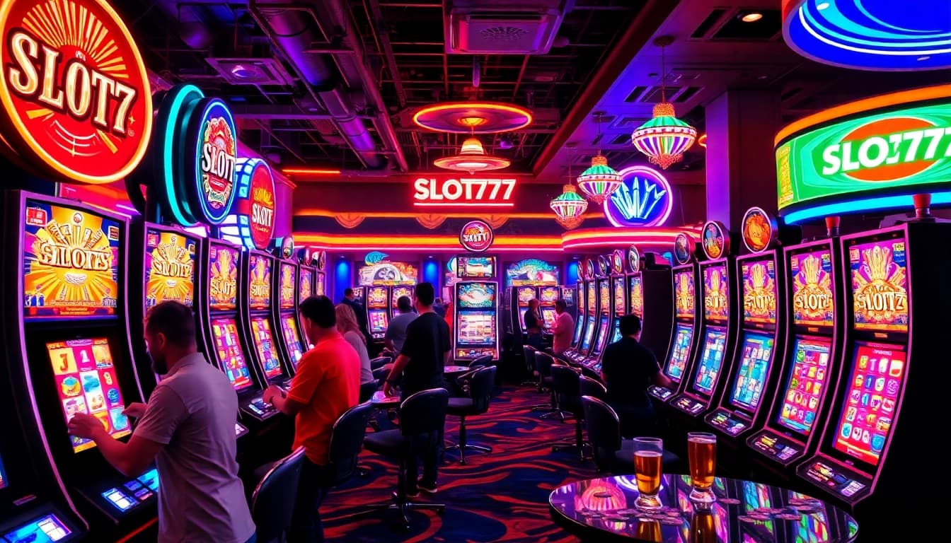 Mainkan slot777 di mesin slot dengan penuh semangat di kasino yang memukau.
