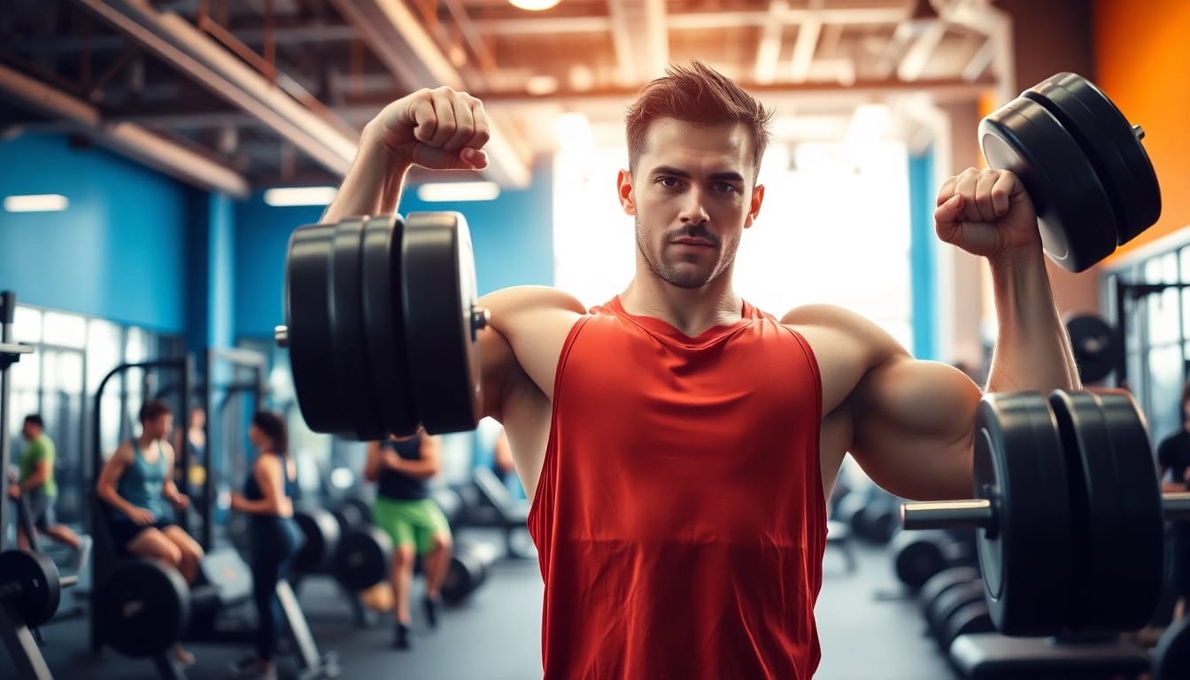 Empowering athlete demonstrating strength and discipline in fitness with 888 new weights.