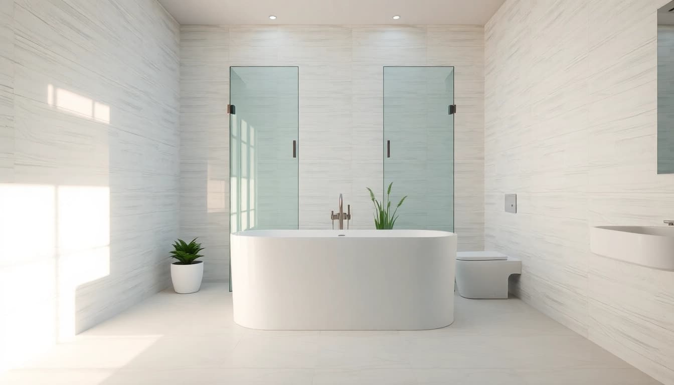 Duschkabine 90x90 in modernem Badezimmer mit stilvollem Design und eleganten Elementen.