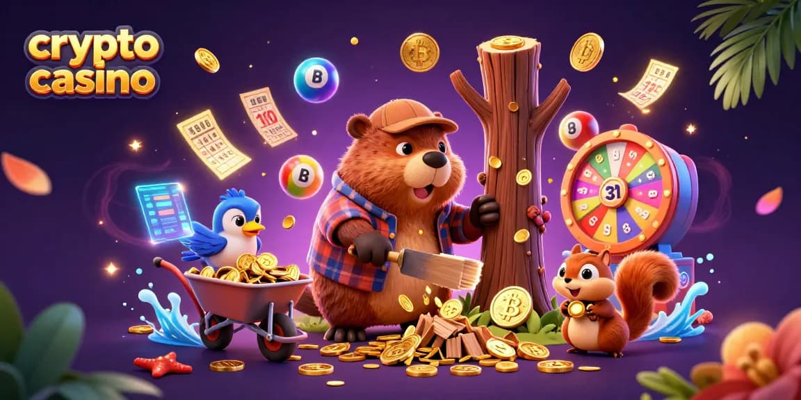 Giocare nel crypto casino con animazioni di monete Bitcoin e Ethereum, fruttando l'esperienza ludica.