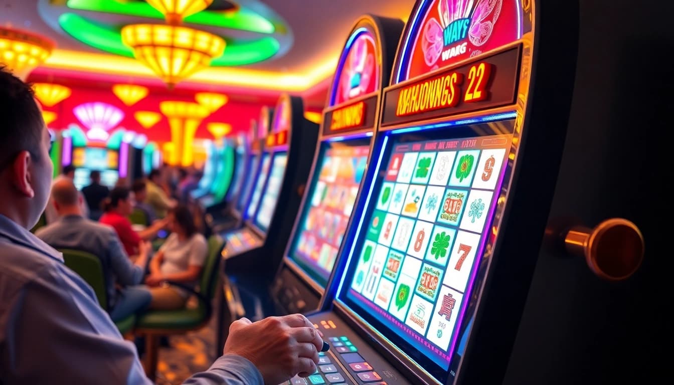 Menangkan jackpot di Mahjong Ways 2 sambil menikmati suasana kasino yang ramai.