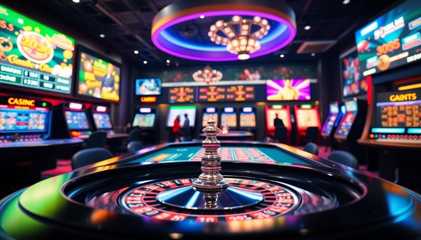 Explore the lively atmosphere of a non gamstop Casino Uk with exciting gaming options and vibrant visuals.