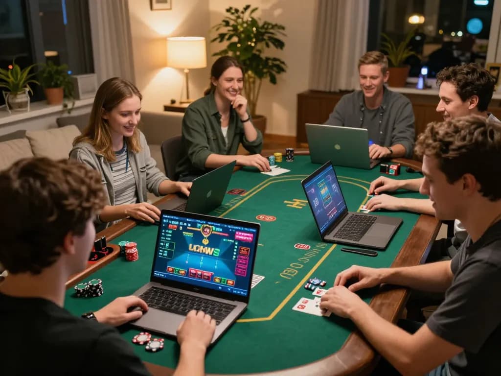 Players enjoying a thrilling blackjack game on kkwin, showcasing an engaging online gaming experience