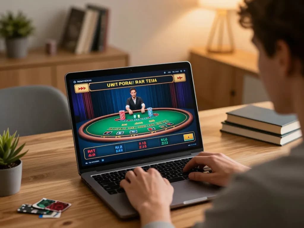 Engaging user placing bets in a live dealer game at Dabet online casino.