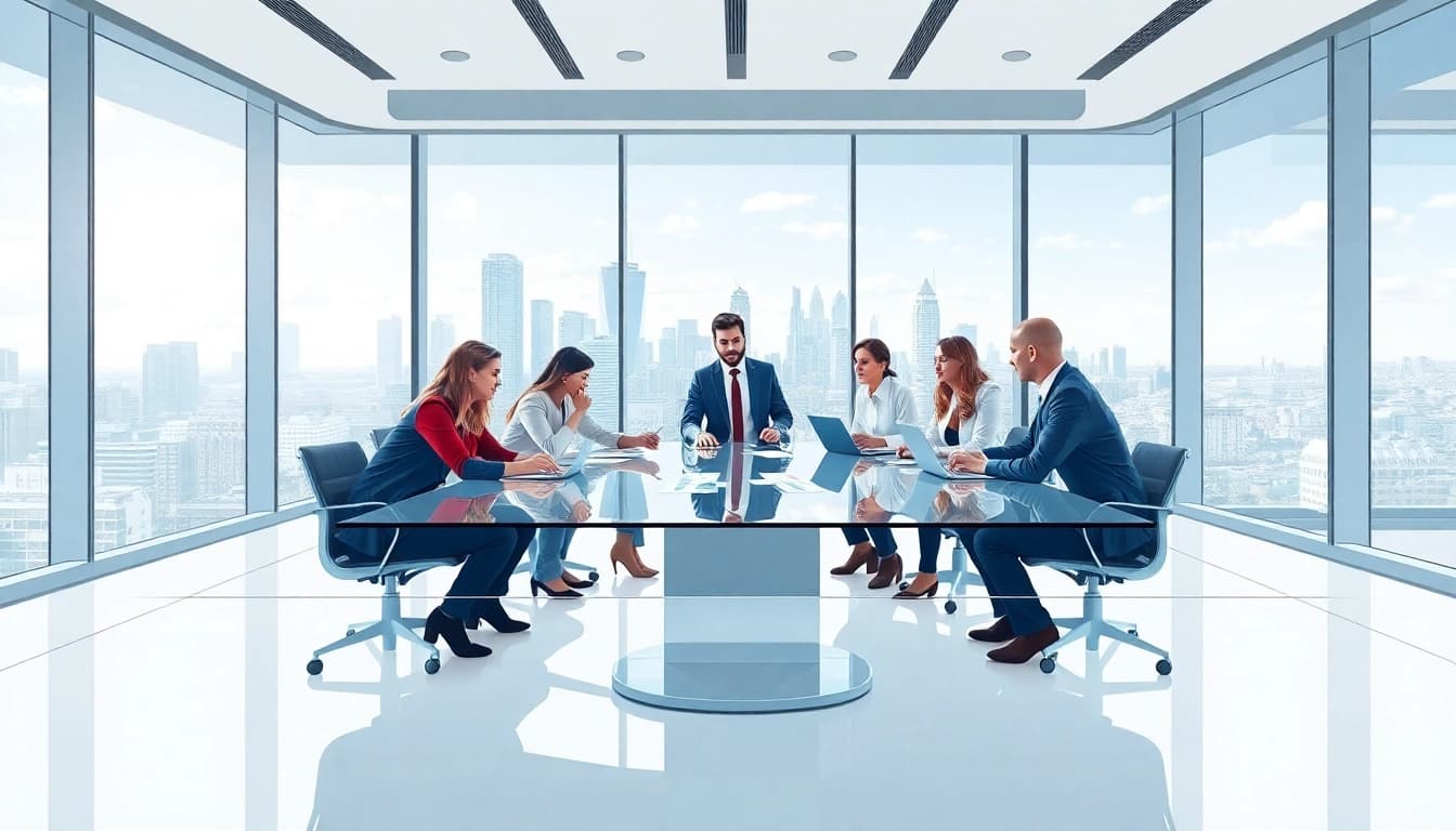 Engage with professionals at https://c168me.com/ in a bright, modern office setup.