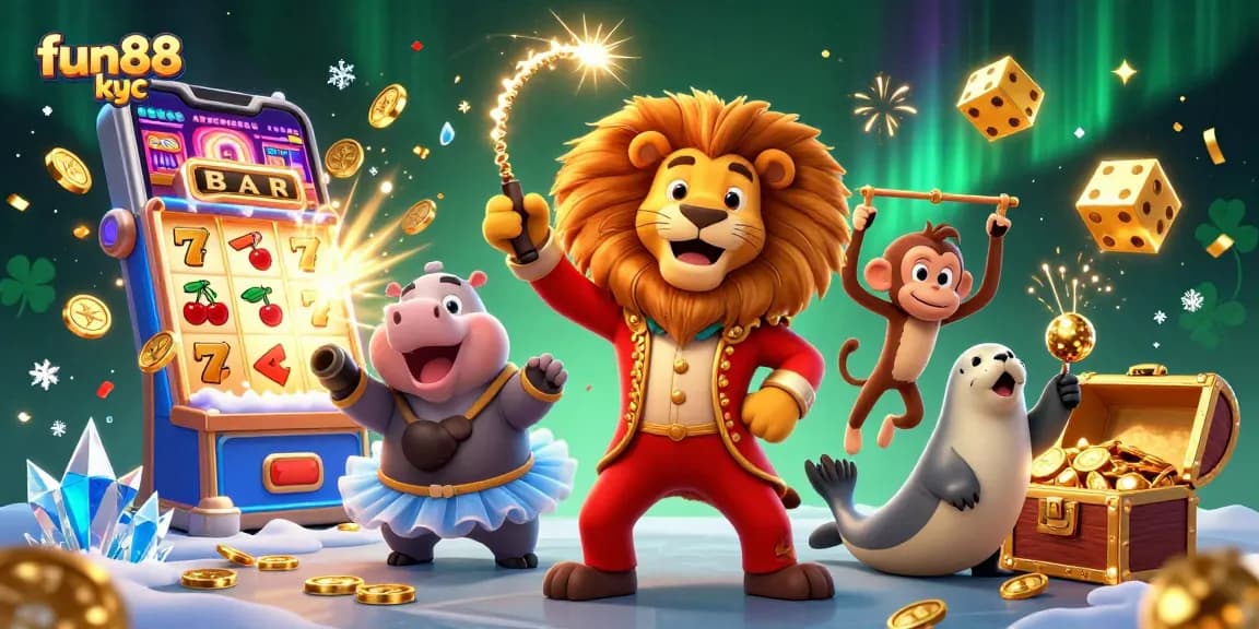 Trải nghiệm trò chơi với fun88 kyc tại casino với các biểu tượng may mắn và phần thưởng hấp dẫn.