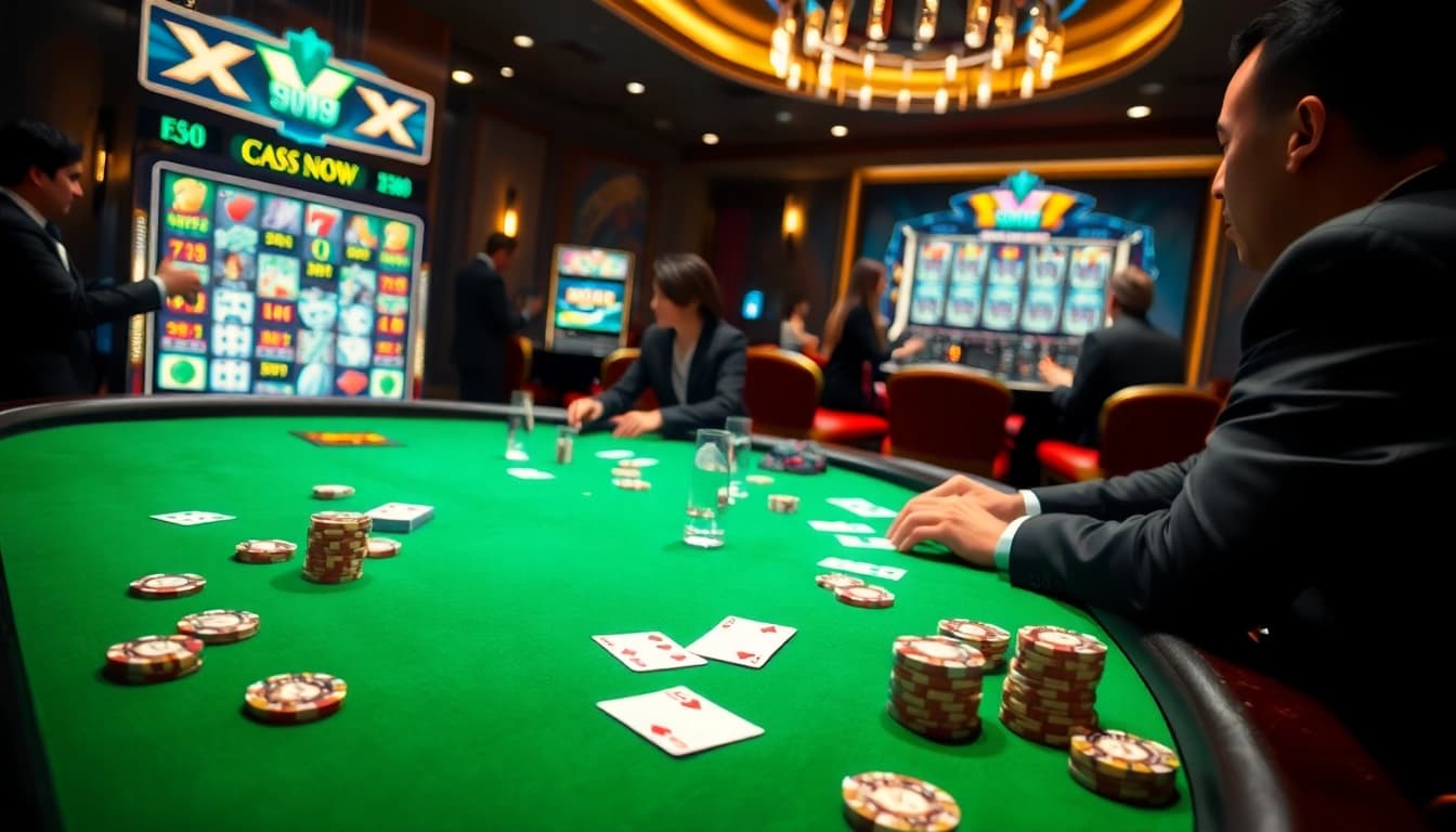 Experience the thrilling action at XX88 COM with vibrant casino visuals and engaging gameplay.