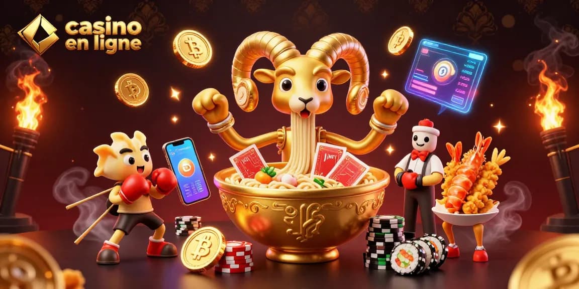 Jouez à des jeux de casino en ligne tout en découvrant des personnages 3D sous un fond élégant et coloré.