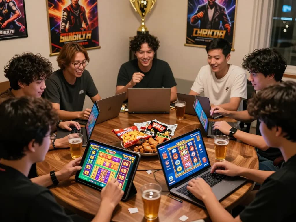 Exciting online gaming experience with players enjoying bantaitogel and engaging in various togel games.