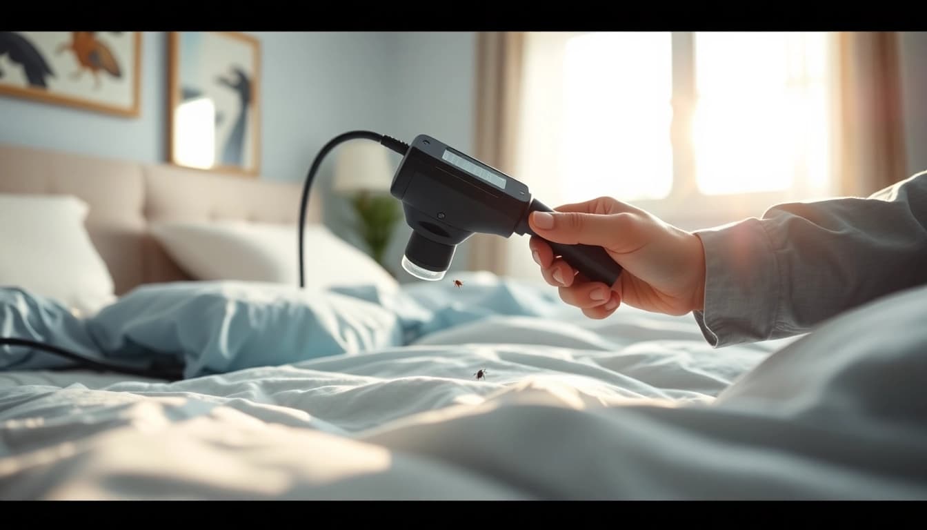Effective bed bug treatment process in action, showcasing professional extermination methods.