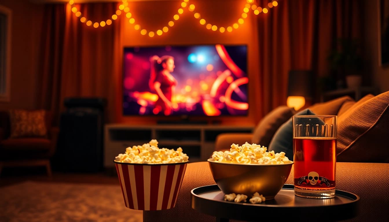 ดูหนังออนไลน์ฟรี บนทีวีในบรรยากาศอบอุ่นของห้องนั่งเล่น