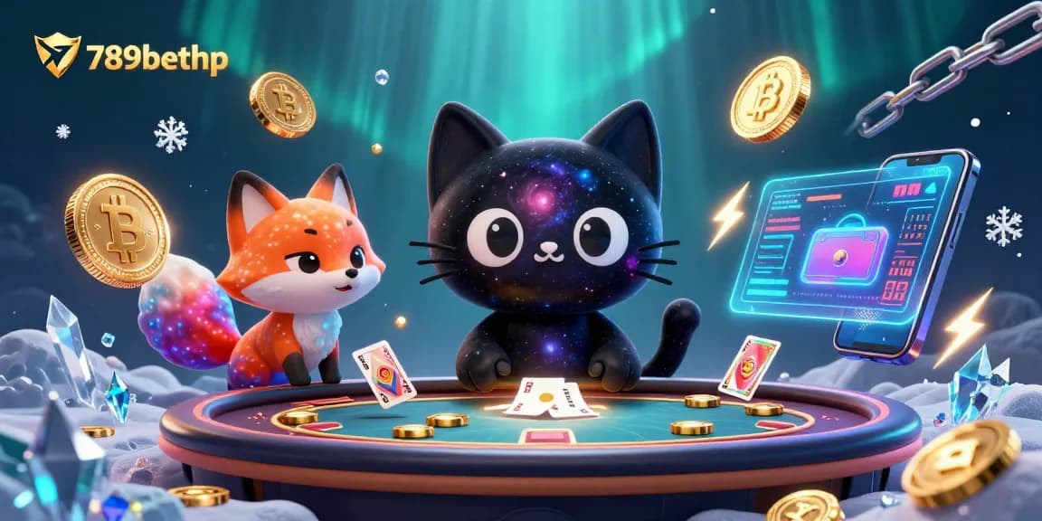 Experience the vibrant cosmic casino scene of 789bethp with unique characters, crypto elements, and engaging gameplay.