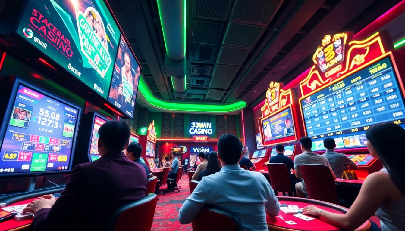 The immersive online gaming experience at https://33win.global/ showcasing thrilling baccarat and live casino action.