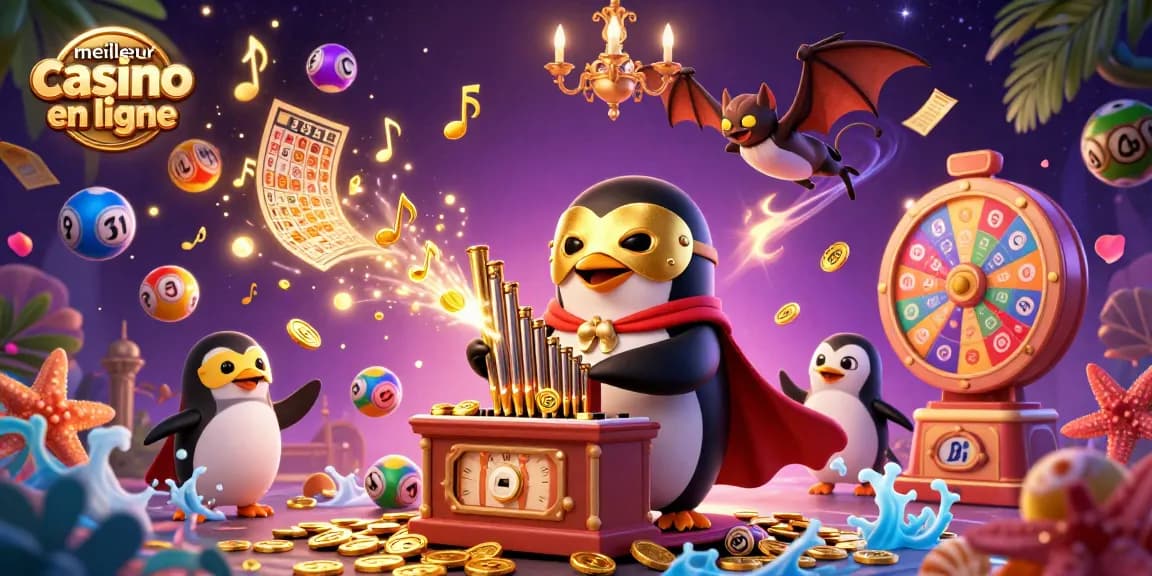 Plongez dans le meilleur casino en ligne avec un pingouin fantôme et un spectacle de jeux fantastiques