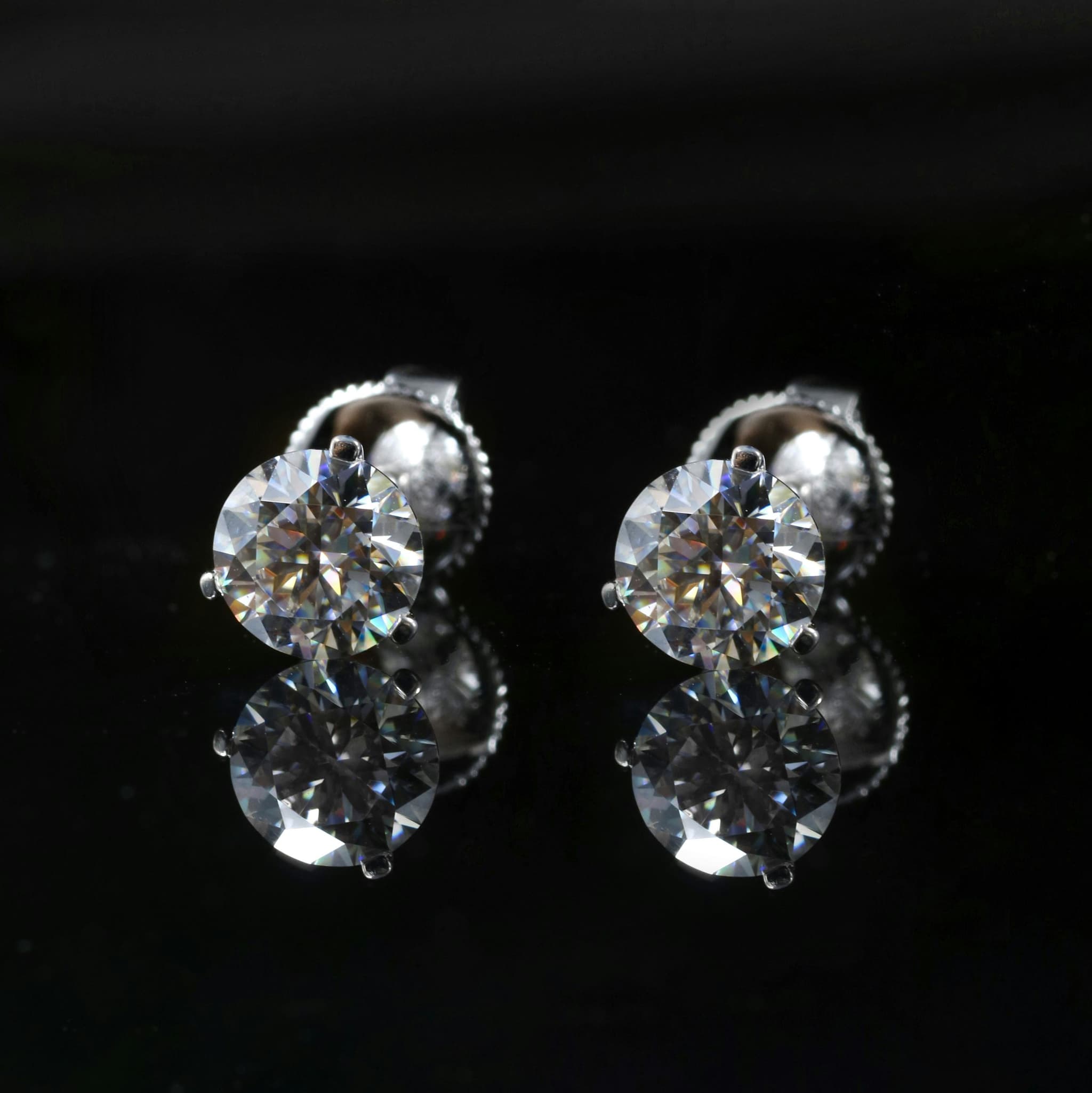 Diamond Stud Earrings That Shine Forever – Brightly Grown