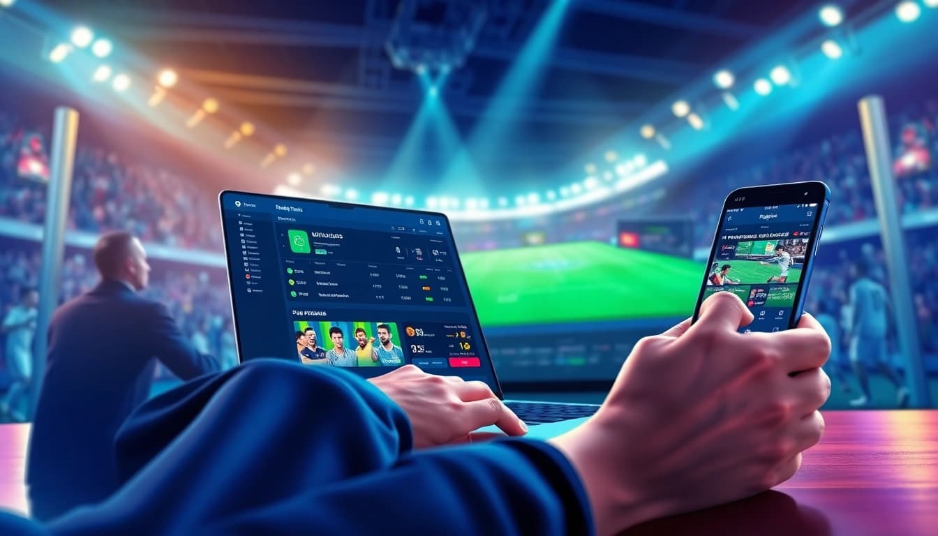 Kèo nhà cái displayed on modern devices, reflecting real-time betting excitement
