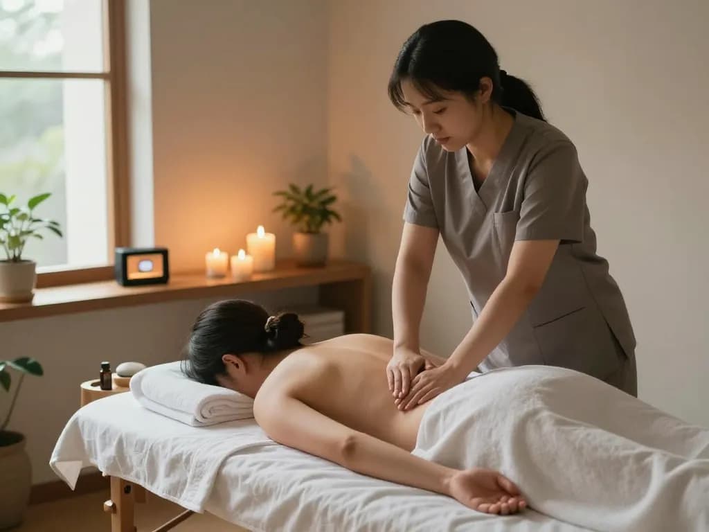 편안한 요소가 가득한 조용한 스파 환경에서 관악스웨디시 마사지 경험하기.
