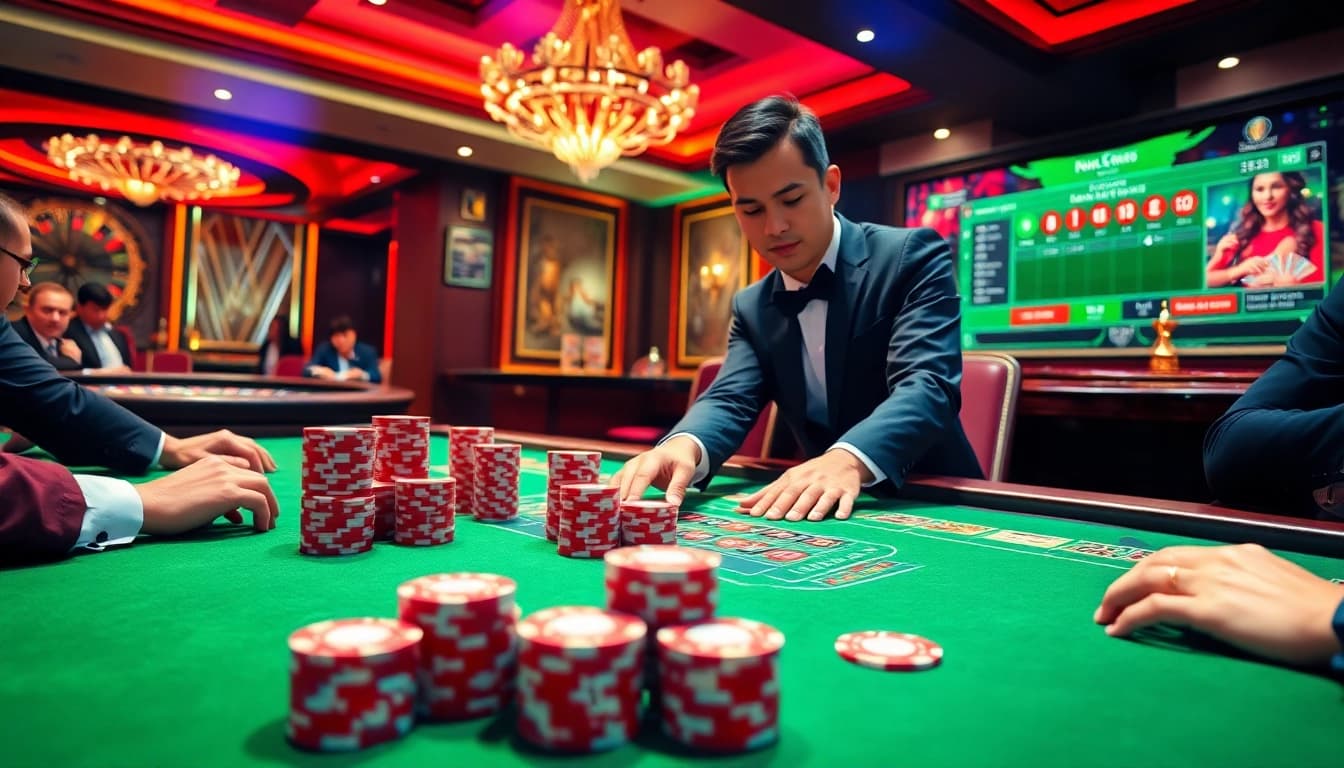 Experience the thrill of high-stakes poker at nh88 casino, where elegance meets excitement.