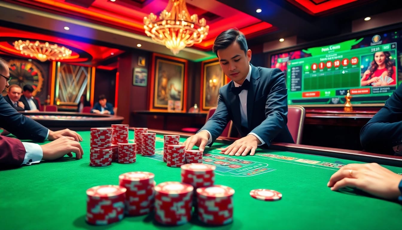Experience the thrill of high-stakes poker at nh88 casino, where elegance meets excitement.