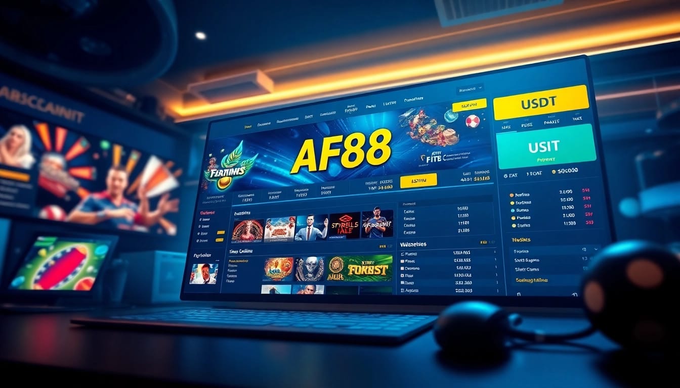 Experience the trusted AF88 online betting platform, featuring vibrant games and secure USDT transactions.