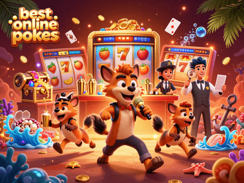 Engage with the best online pokies at a lively comedy casino run by hyenas.