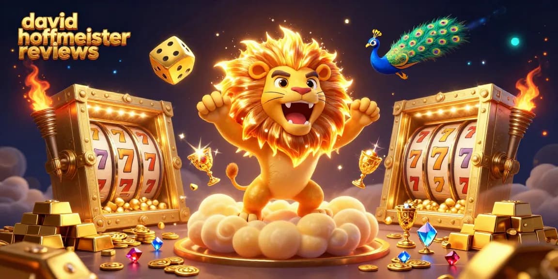 Spin to win with david hoffmeister reviews and lucky slot reels in a vibrant casino scene.