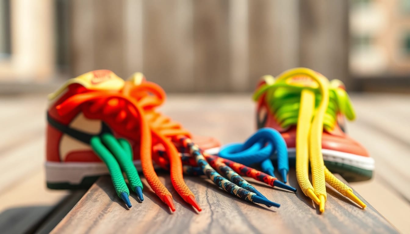 Choose Exact match replacement laces for Dunks to enhance your sneaker style and fit.
