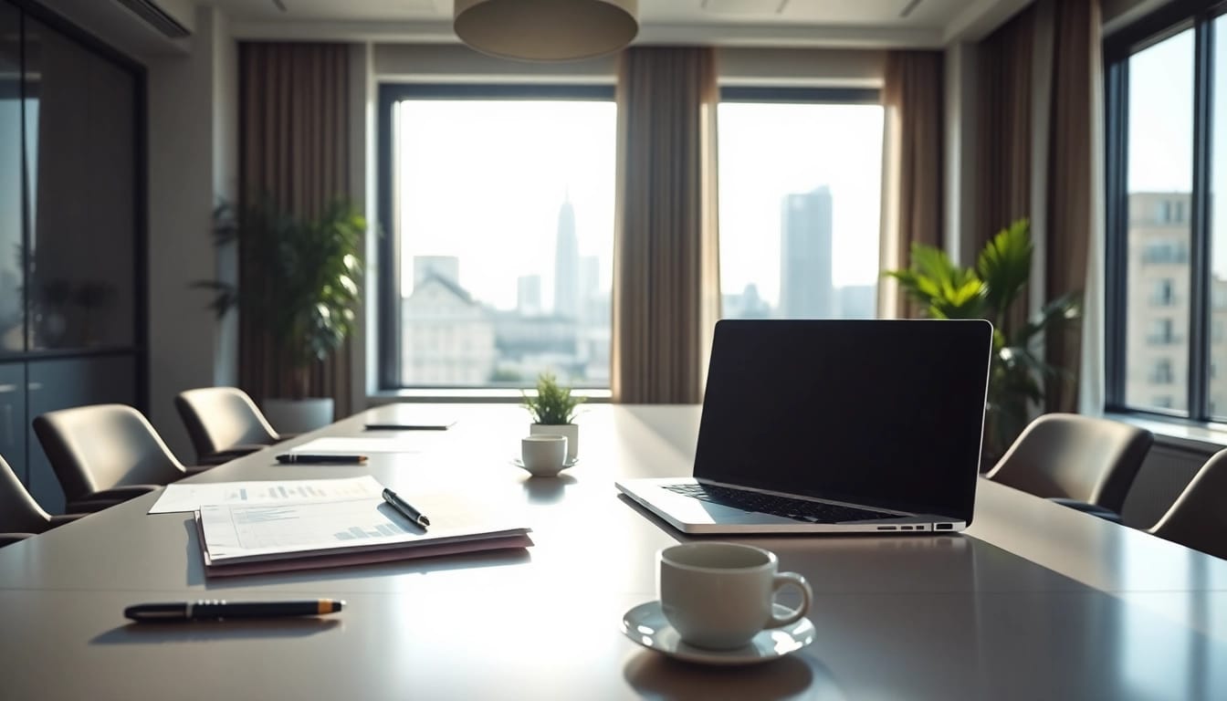 Understanding luxembourg soparfi: A business meeting setup highlighting investment opportunities.
