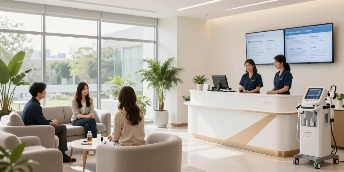 Hair transplant Istanbul, showcasing a modern health clinic environment focused on patient care and comfort.