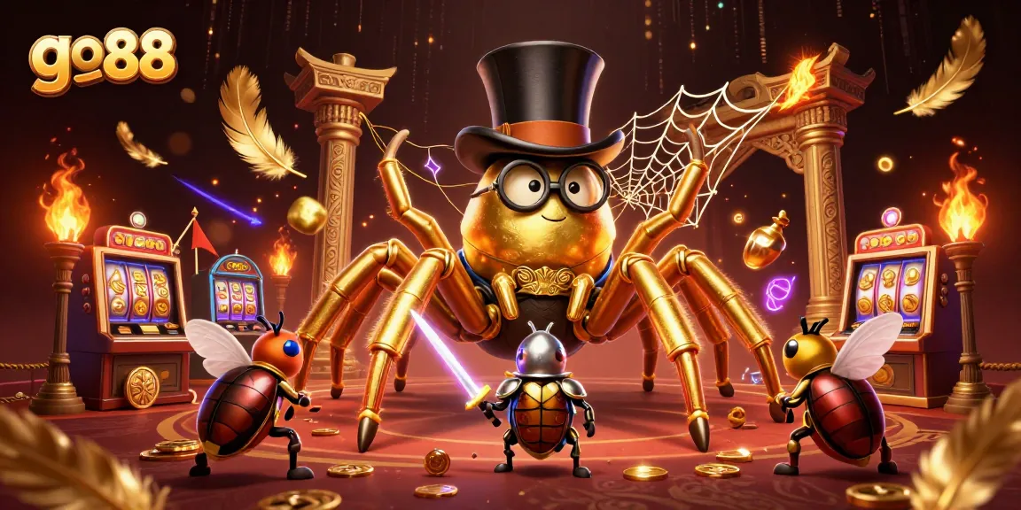 Experience thrills with go 88, a vibrant casino scene featuring dynamic characters and game elements.
