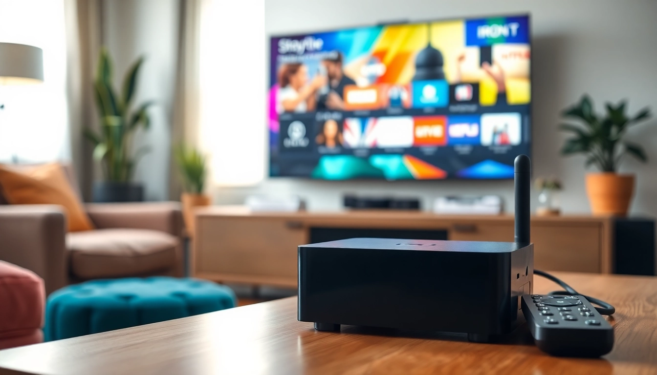Engage with the Iron TV Pro showcasing modern streaming technology in a stylish room.