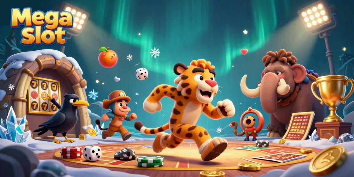 Menangkan jackpot di mega slot dengan karakter kartun 3D yang humoris dan penuh aksi