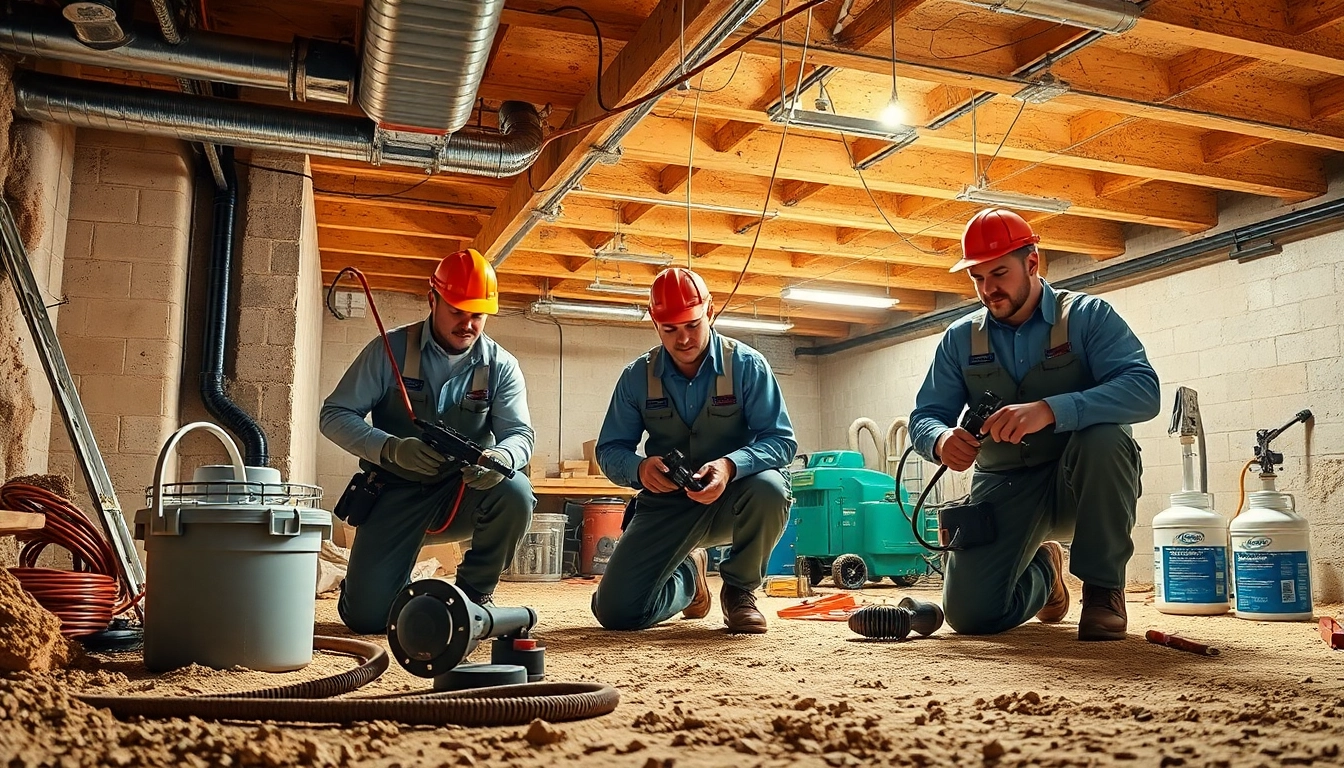 Crawl Space Restoration by professionals showcasing modern tools and a clean environment.