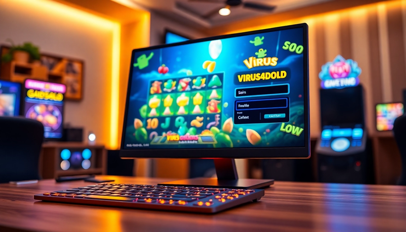 Masuk ke virus4d login slot dengan tampilan layar komputer yang menarik dan modern.