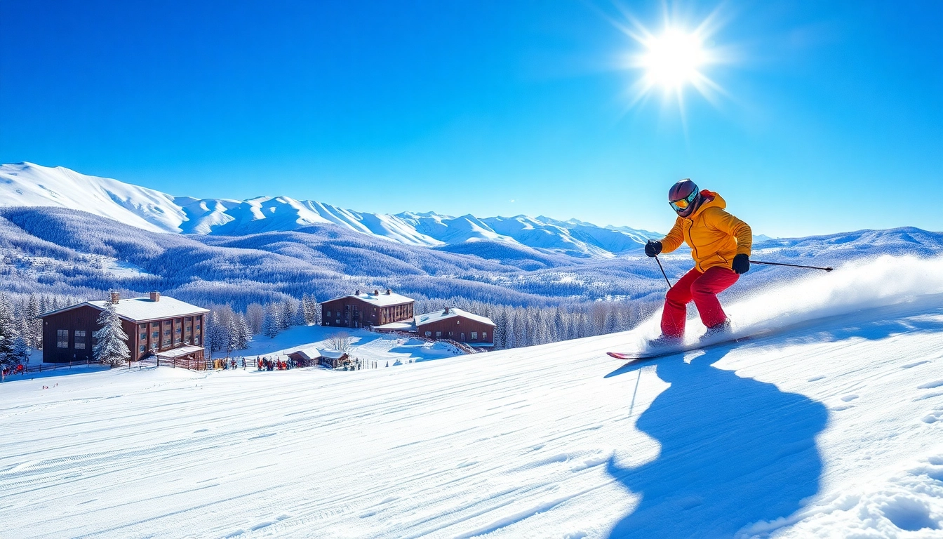 Exciting snowboarding experience in Salem, NH ski and snowboard terrain.
