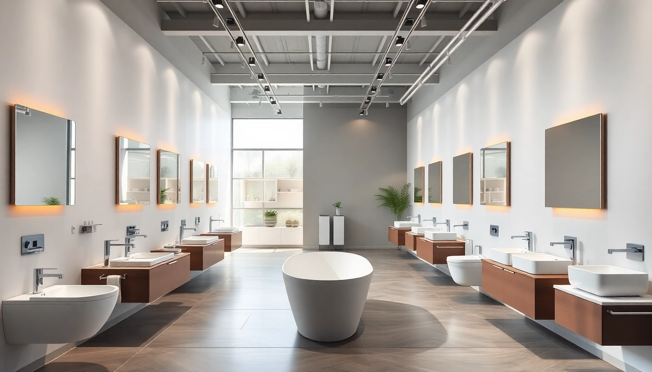Sehen Sie moderne, stilvolle sonni sanitär Produkte in einem eleganten Badezimmer.